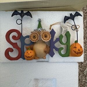 NWT Lenox Spooky Sign